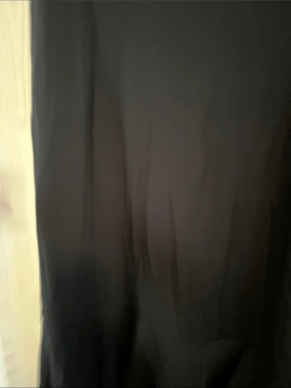 Lauren Ralph Lauren Black Short-Sleeve Midi Dress with Ruffled Hem - Picture 5 of 10